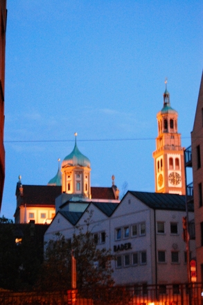 Augsburg im Abendlicht