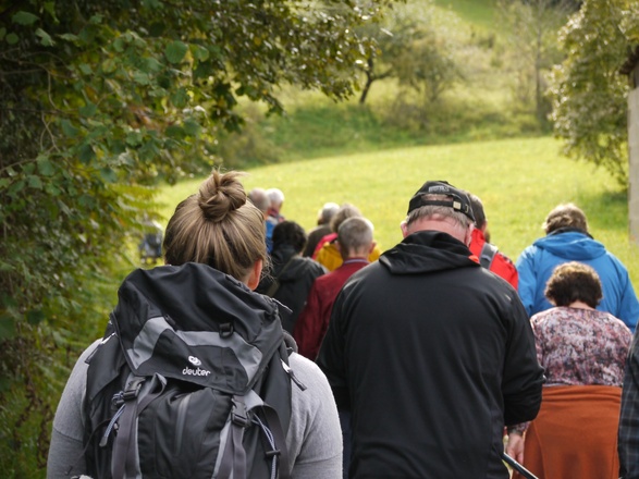 Gemeinsam wandern in Geiselwind