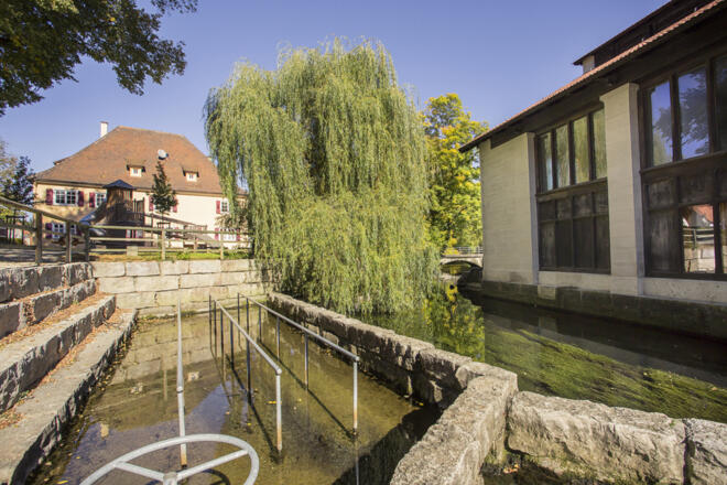 Kneippen am Brenzursprung