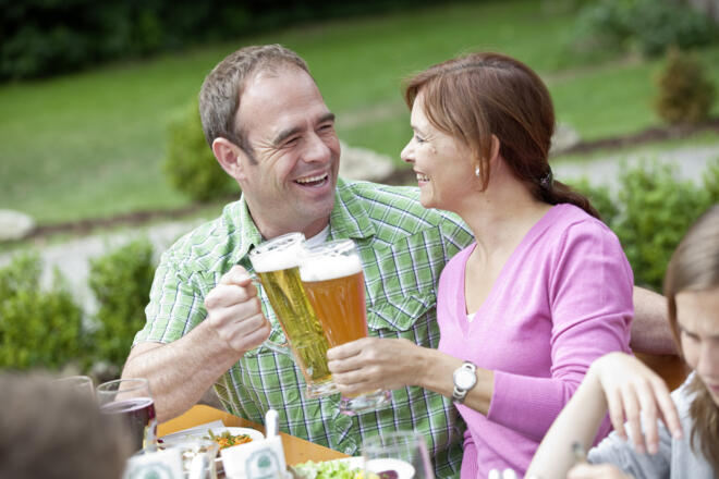 Einkehr im Biergarten
