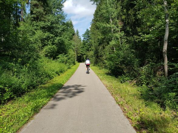 DB Günztal-Radweg Richtung Westerheim
