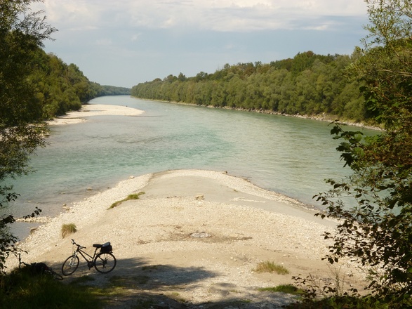 Blick auf die Saalachspitz.