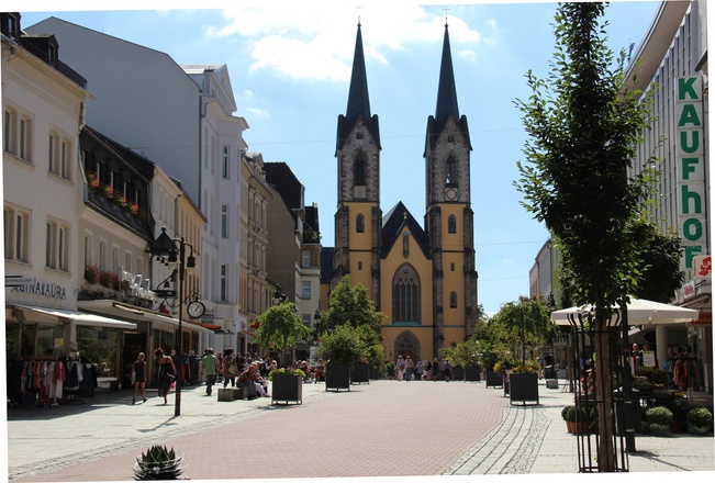 Altstadt Hof mit St. Marien