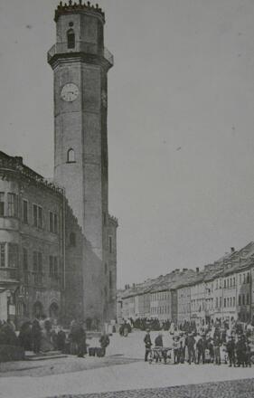 Rathaus Hof - historische Ansicht