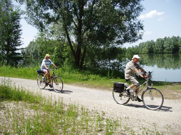 Malerische Isar-Auen.