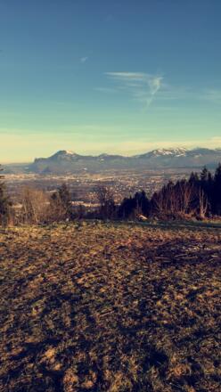 Blick Richtung Salzburg (Dezember)