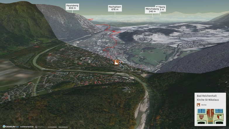 Pilgerweg im Berchtesgadener Land: St. Rupert-Weg: Bad Reichenhall - Freilassing
