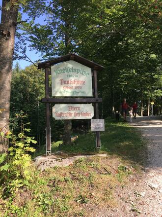 Wir haben die Paulshütte erreicht