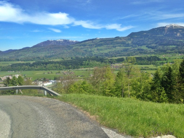 Auffahrt Richtung Bad Dürnberg