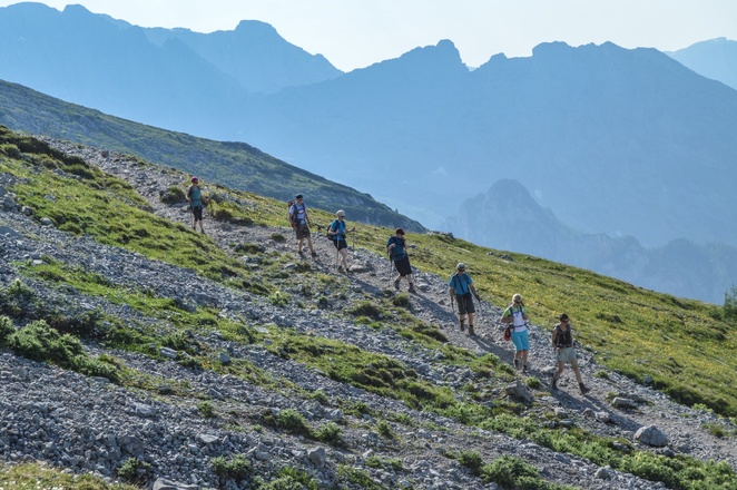 Abstieg vom Hocheck, 24h Watzmann extrem | Wander-Festival