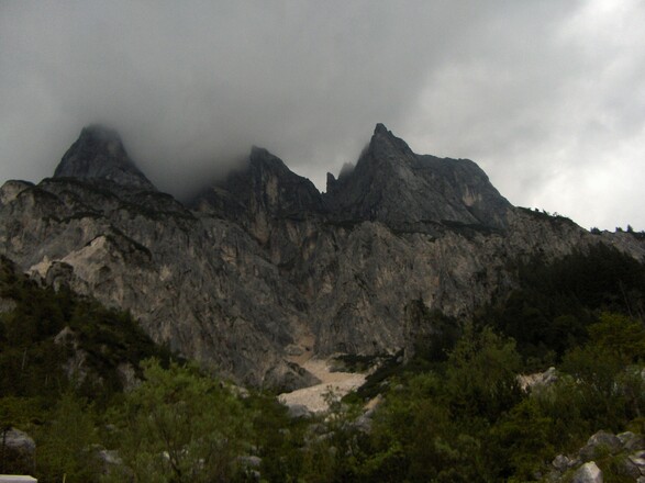 Eine Spur der Verwüstung hinterließ der Felssturz 1999. 