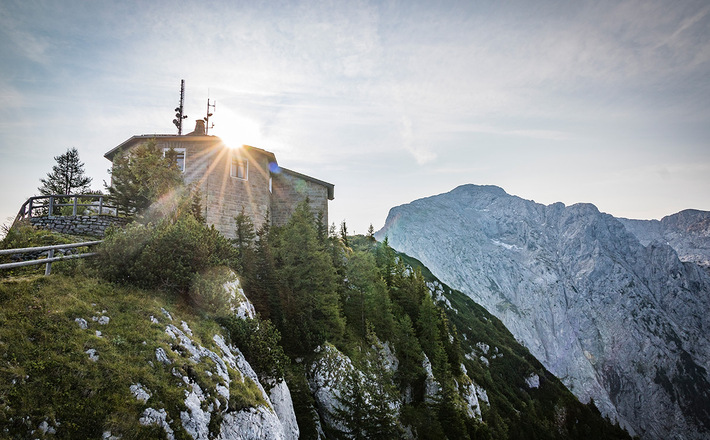Sonnenuntergang über dem Kehlsteinhaus