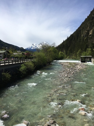 Radweg in Oberau - Berchtesgaden