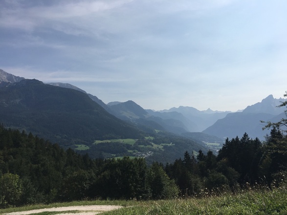 Ausblick in die Berchtesgardener Bergwelt