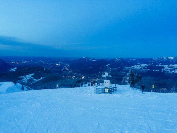 Skitour Rossfeld Waldtour 