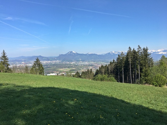 Am Högl Blick Richtung Salzburg
