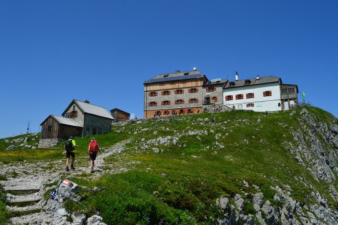 Ankunft am Watzmannhaus