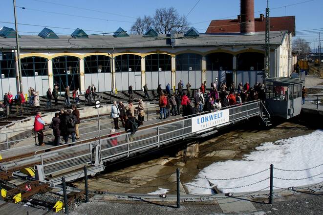 Eisenbahnmuseum "Lokwelt" in Freilassing