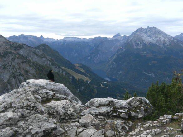 Gipfelblick zu Watzmann und Königssee