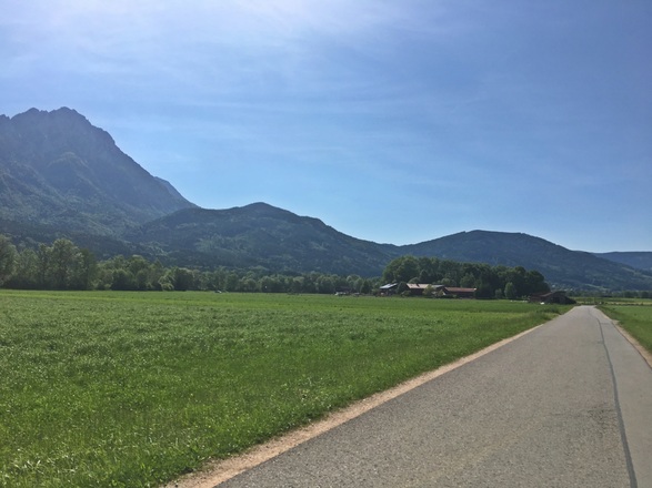 Radweg Richtung Anger
