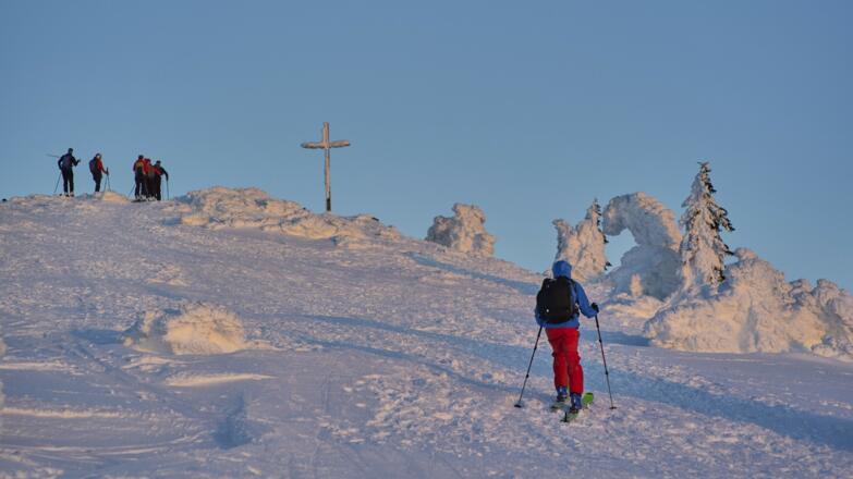 Sonnenuntergang am Großen Arber