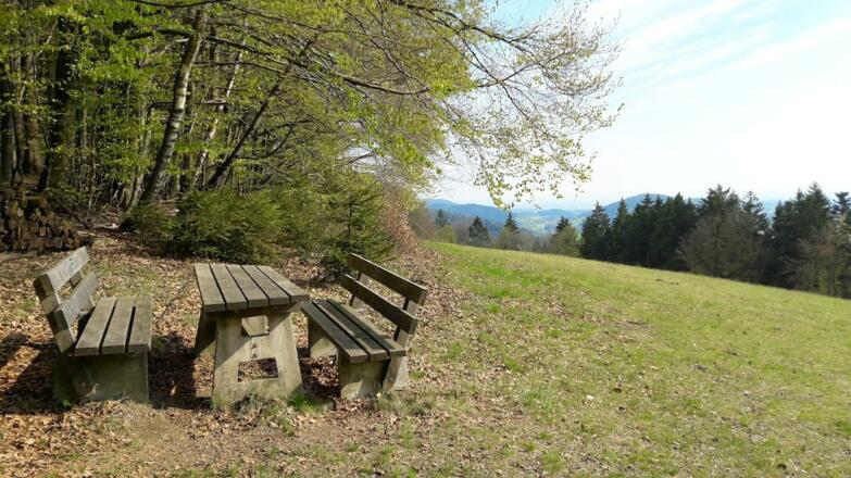 Rastplatz nach den Totenbrettern