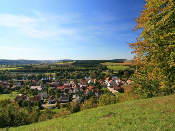 Blick von den Oberndorfer Hängen in Bad Abbach