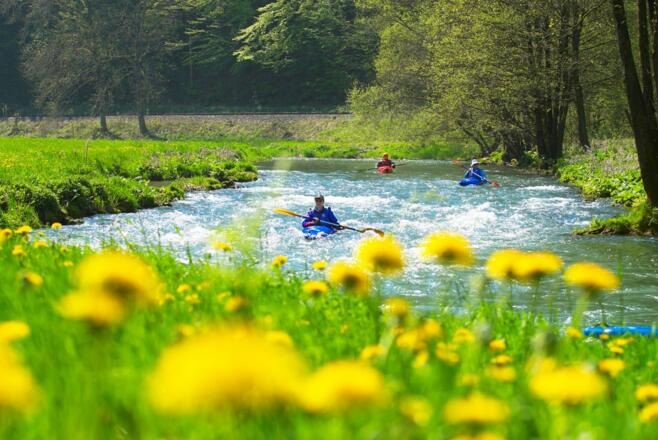 Kanutour Wiesent