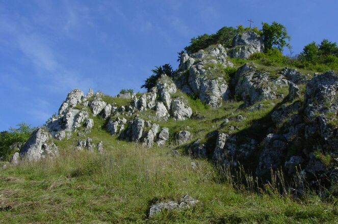 Typische Juralandschaft im Altmühltal