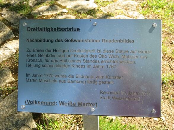 von der Pulvermühle über die weiße Marter nach Doos