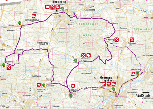 Die Tour mit Alternativstrecke