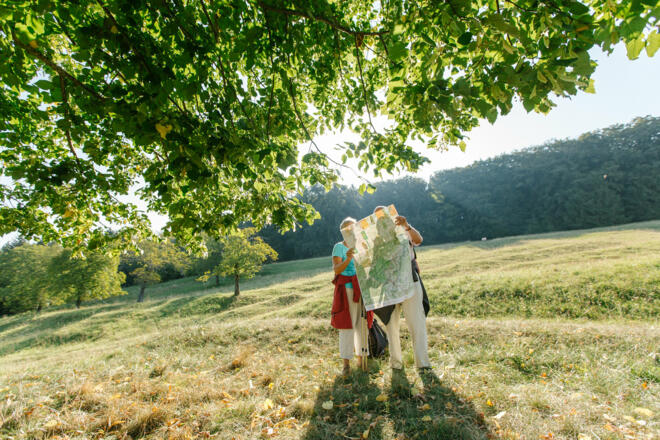 Wandern in der Natur