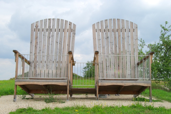 Die Zwei Stühle am Brombachsee