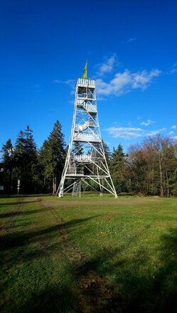 Der Prinz-Luitpold-Turm auf dem Döbraberg