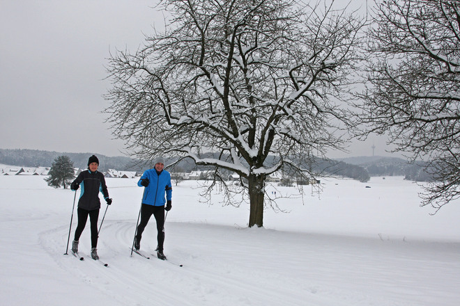 Langlaufidylle im Nürnberger Land