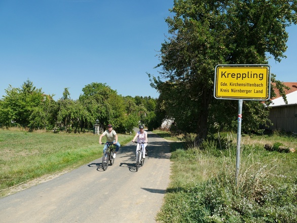 Ortseinfahrt von Kreppling