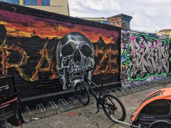 freie Street Art Gestaltungsfläche beim Bahnwärter Thiel