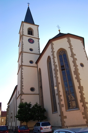 die Kirche von Aub
