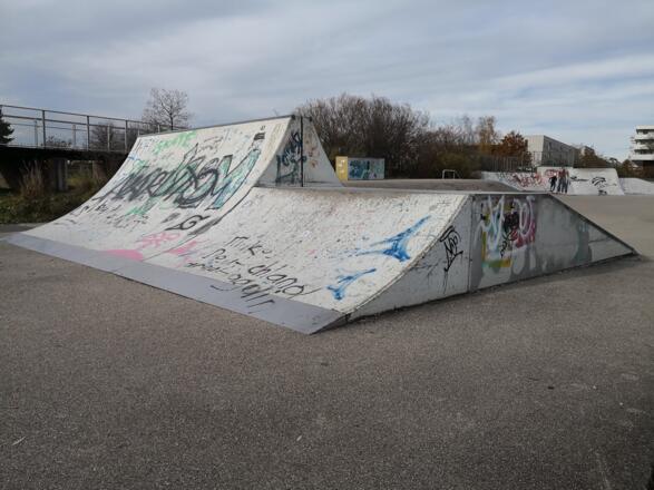 Spine Ramp + doppelseitige Coping Ramp