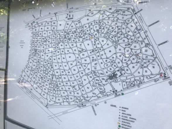 Waldfriedhof München - Plan