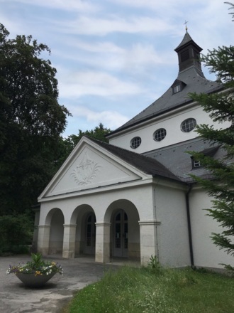 Aussegnungshalle des alten Teils
