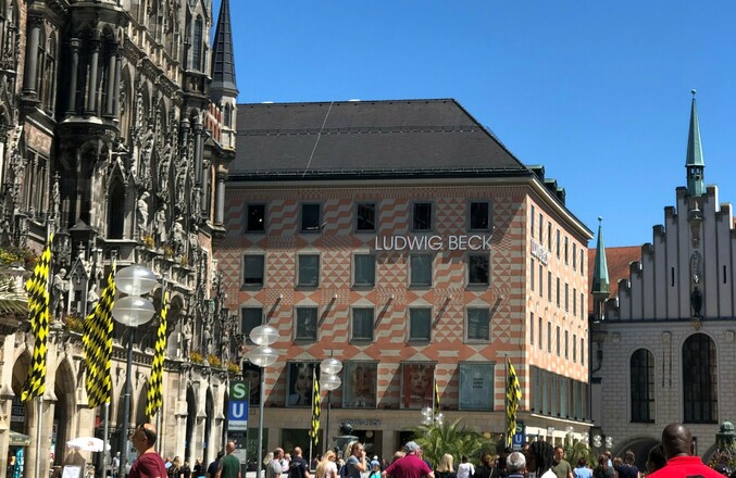 Das Ludwig Beck am Rathauseck direkt am Marienplatz