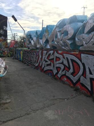 Urban Art beim Bahnwärter Thiel