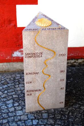 Aub: auch an einem Jakobsweg