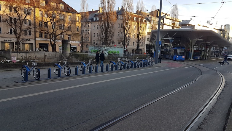 MVG Radstation an der Fünchner Freiheit