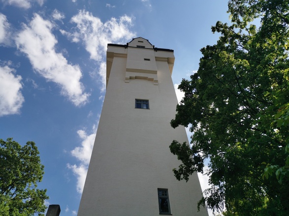 Aubinger Wasserturm - Außenansicht