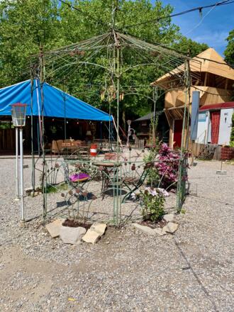 Sitzbereich des Café's