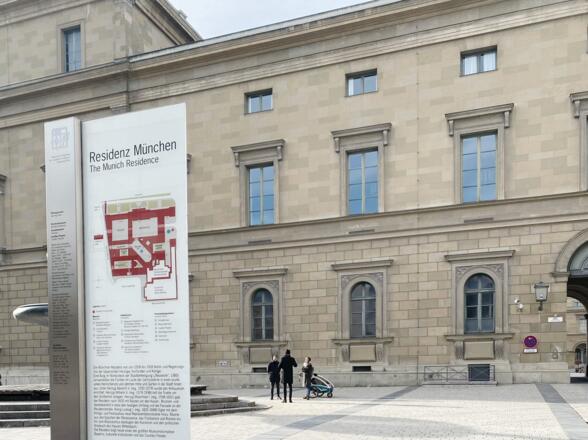 Außenansicht der Münchner Residenz