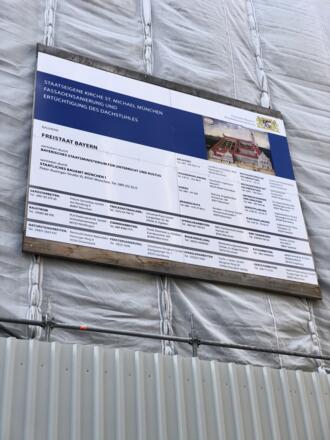 Information zur Fassadenrenovierung im November 2020