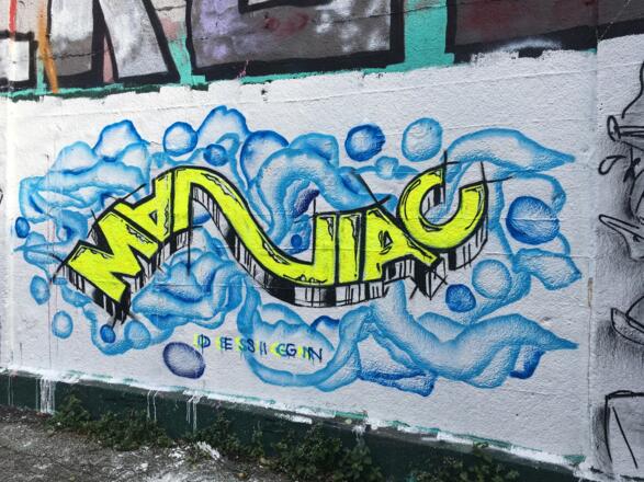 Mural von @maniacmarielle & @dripsandstains
